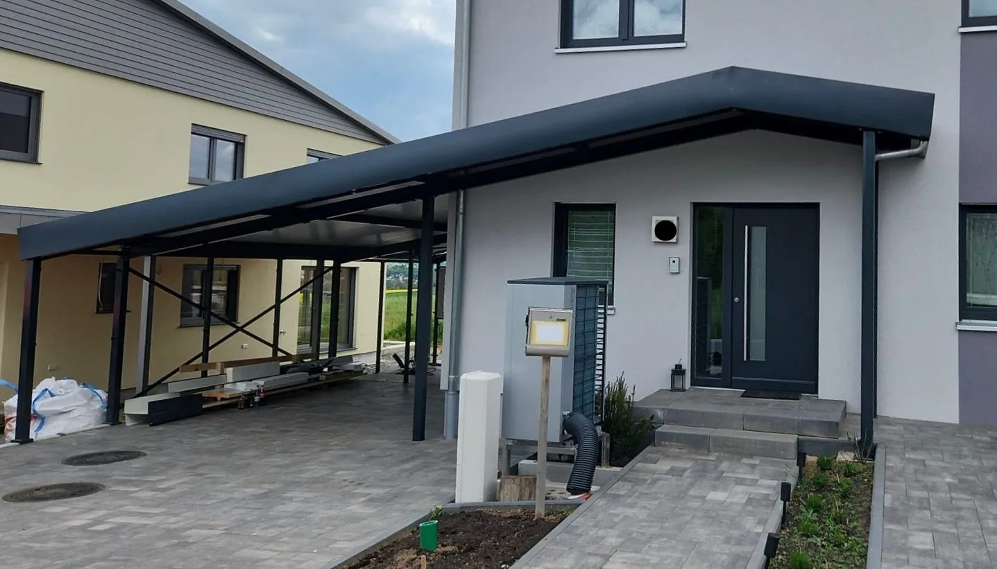Metallcarport von Metallbau Heinz in Kitzingen